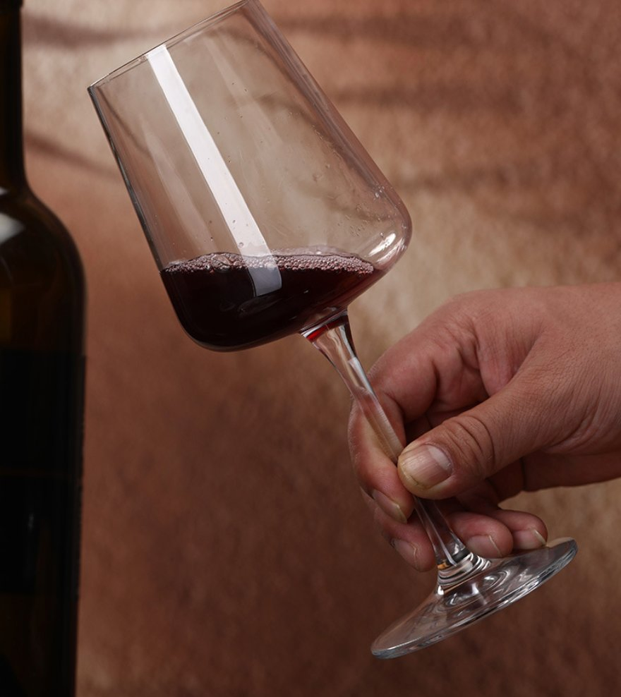 Бокал для вина хрустальный, большой, для бургундского