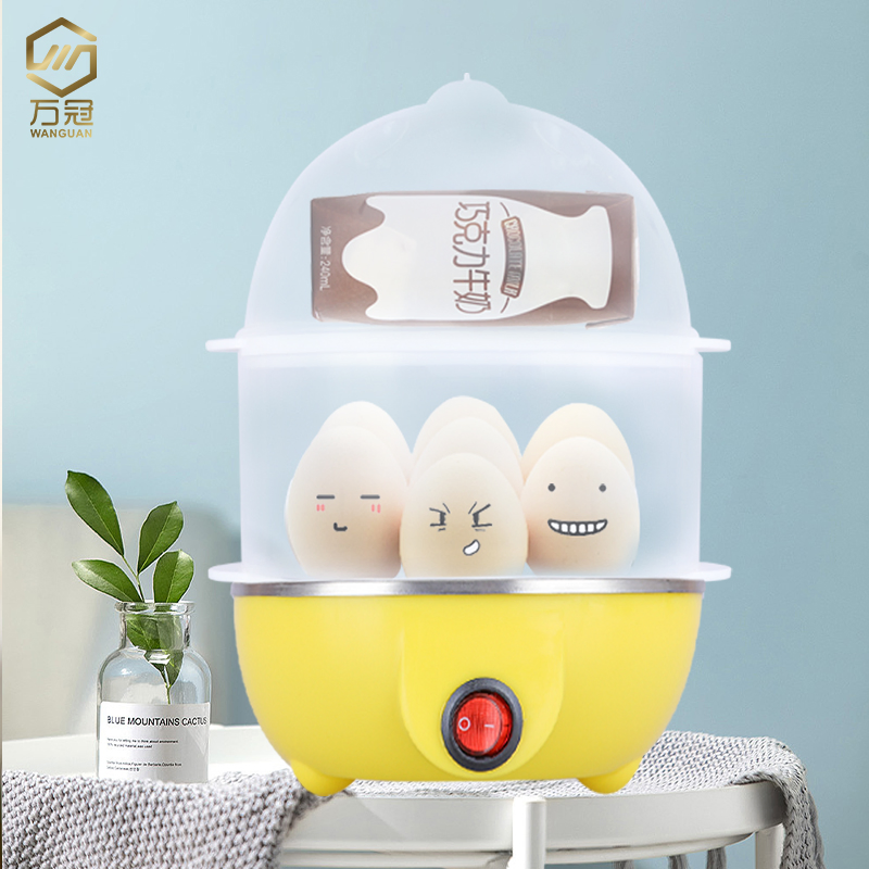 Convenient Double Layer Household Egg Steamer and Poacher