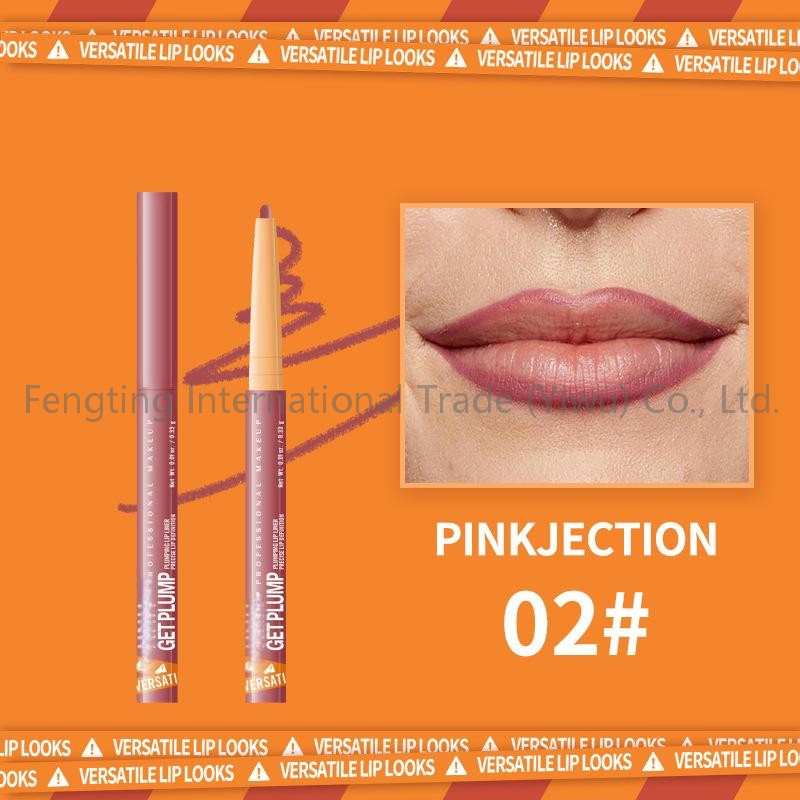 2025 New Design Wholesale Vegan Natural Nude Pink Lip Pencil Makeup Brand Vegan Private Logo Lip Liner