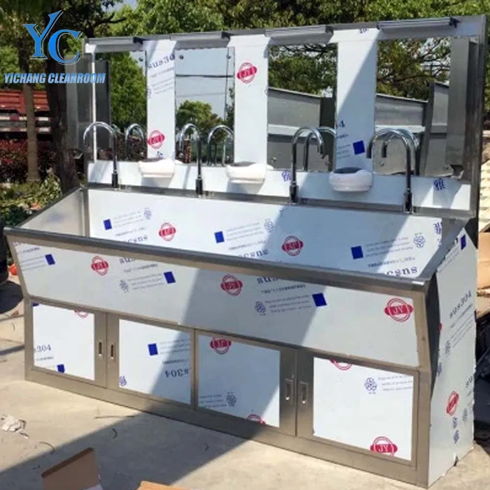 Surgical Scrub Sink Washing Basin with Foot Pedal for Hospital