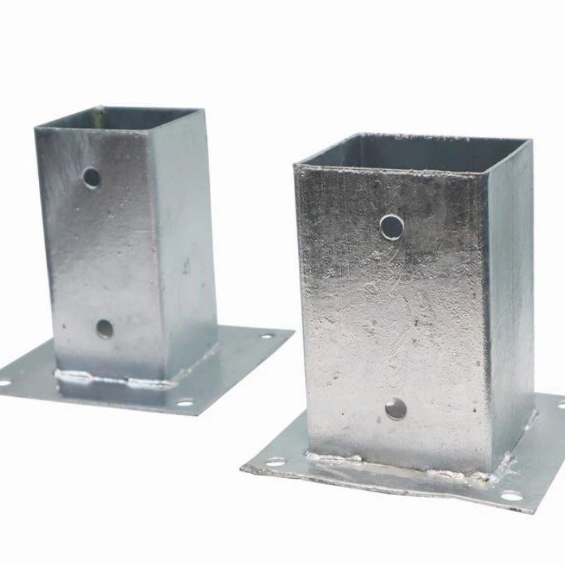 Galvanized Fence Post Anchors Support