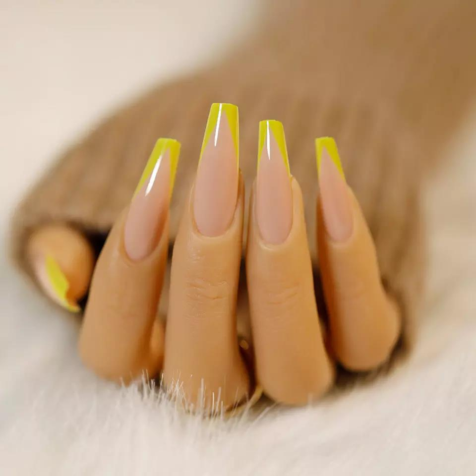 V Fashion Full-Face Fake Nails Acrylic Nails for Women
