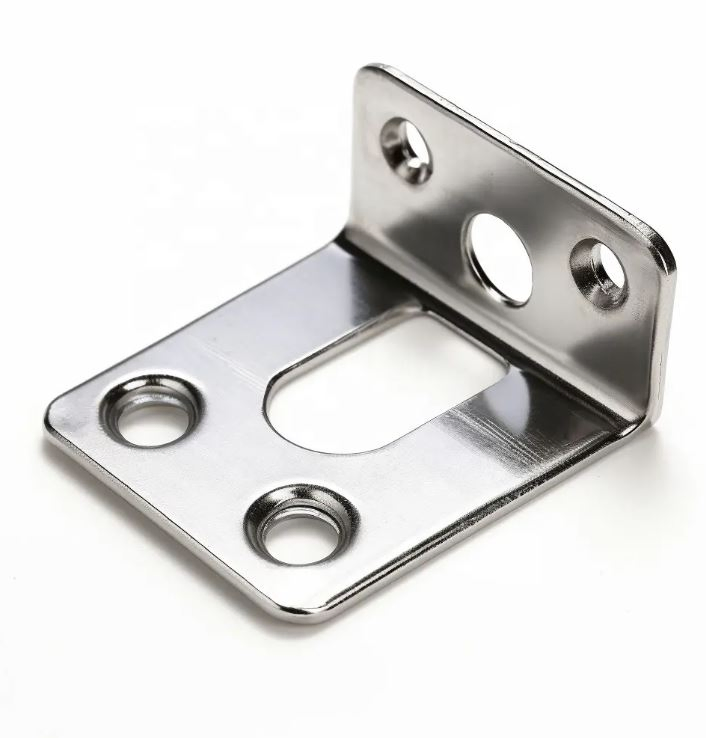 Custom Stainless Steel Aluminum Sheet Metal Fabrication Laser Cut Parts Angle Brackets