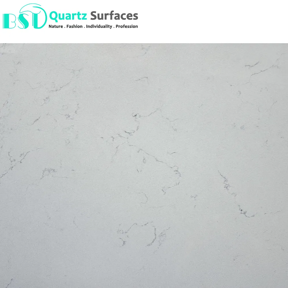 Grey Engineered Quartz Stone Slabs Solid Surface