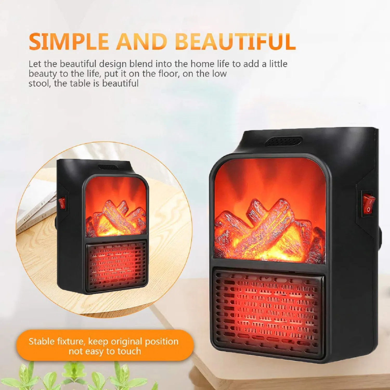 Ce Approved Electric Wall Heater Mini Portable China Factory
