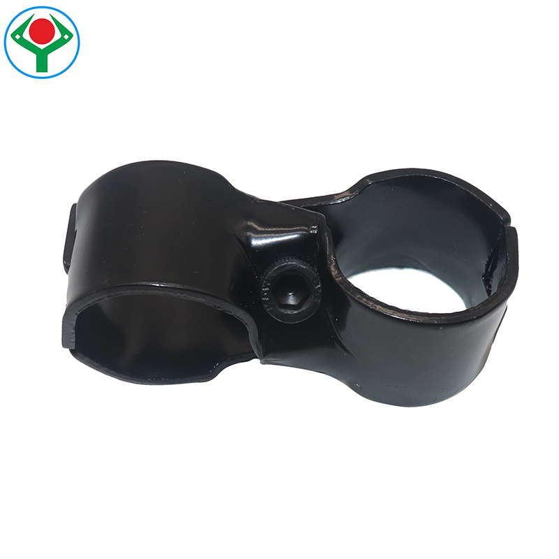 Ys-6 Balck Anti Rust Metal Flexible Pipe Connector Fitting Intersection Joint Set for Lean Pipe