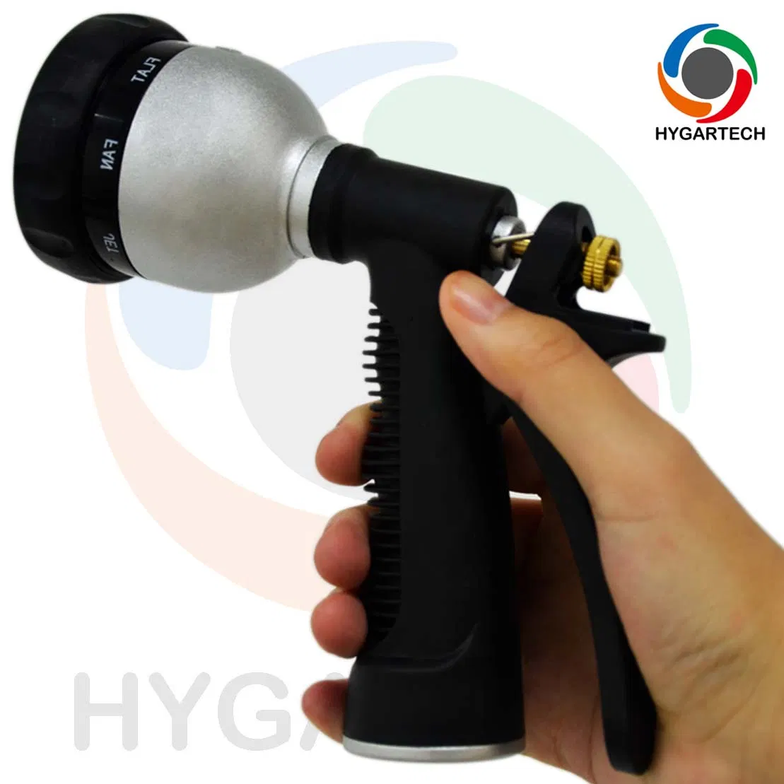 Metal 8-Pattern Function Hose Nozzle Down Pressure Washer with Rear-Trigger Control
