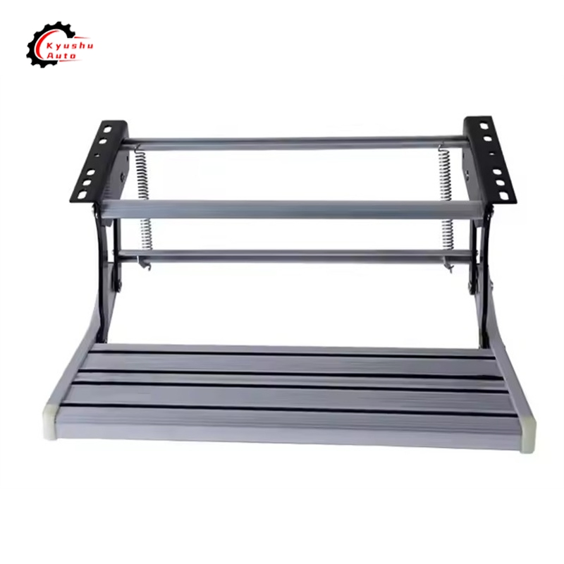 High Quality Thick Foldable Non-Slip Caravan Motorhome Trailer Step Aluminum Alloy Steel Accessories Campers Motorhomes
