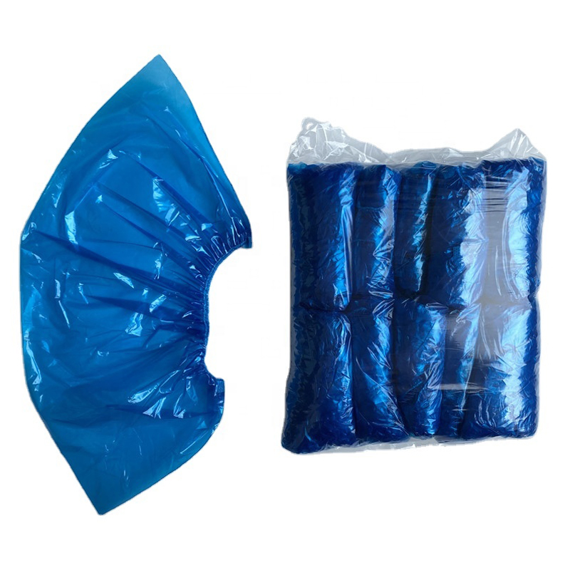 Disposable PE CPE Shoe Cover Waterproof Automatic Shoe Cover