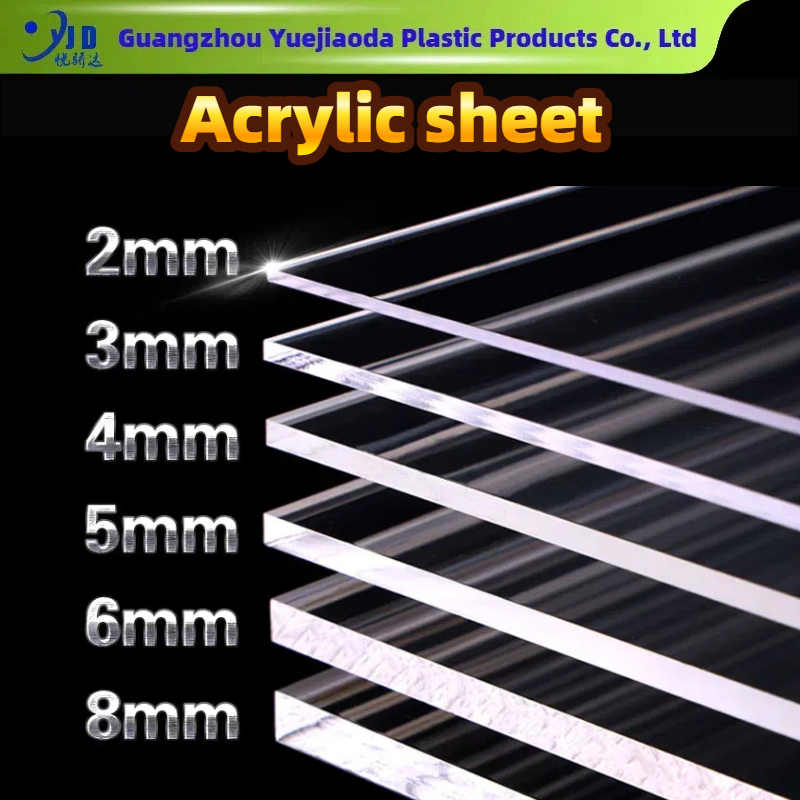 Transparent White Acrylic Organic Glass PMMA Acrylic Plastic Sheet Rod