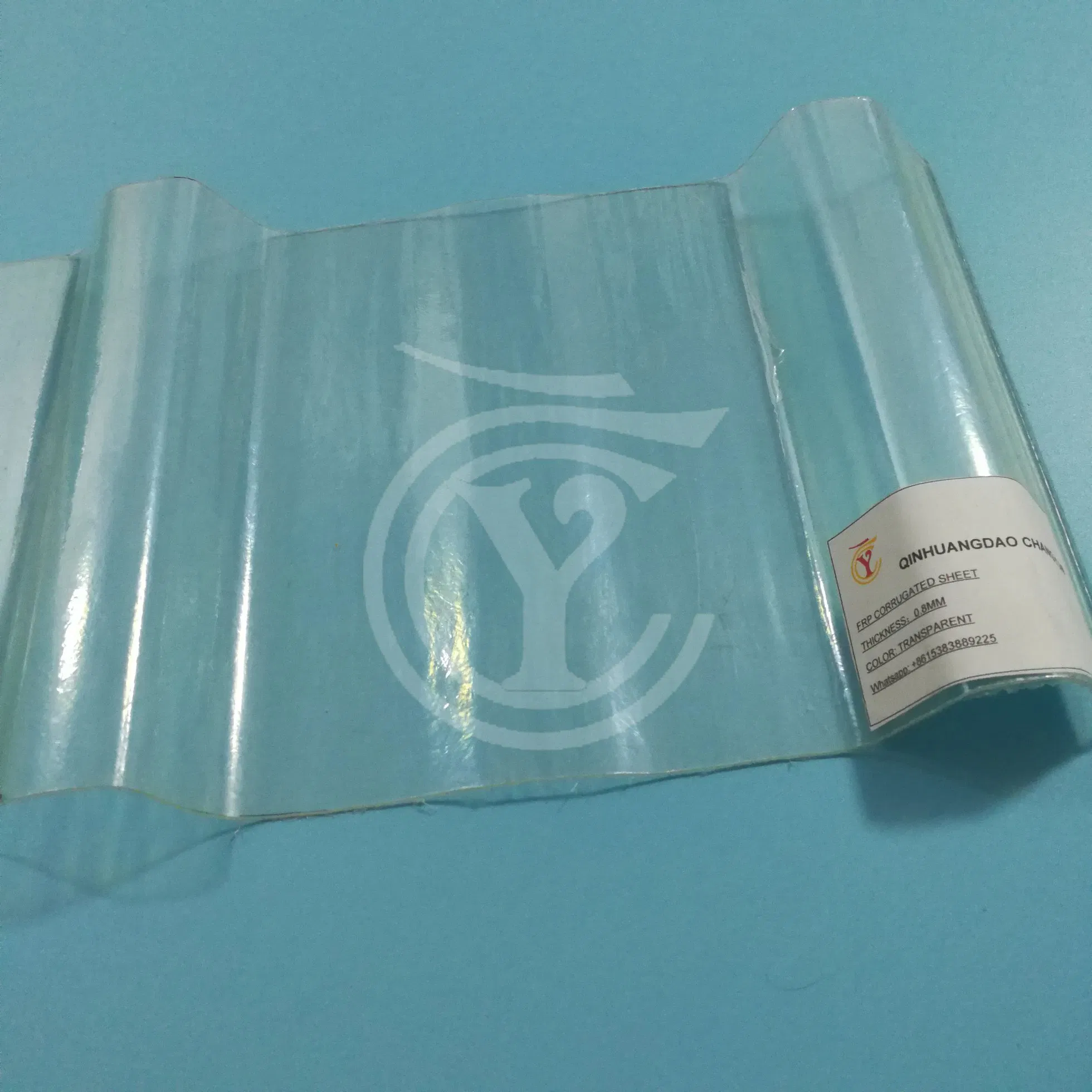 Corrugated Coated Blue Anti-Corrosive FRP Tile FRP Roof Panel