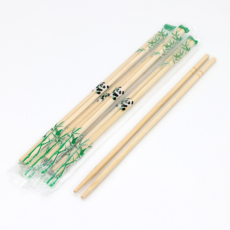 Accept Customized Logo Disposable Round Bamboo Chopsticks