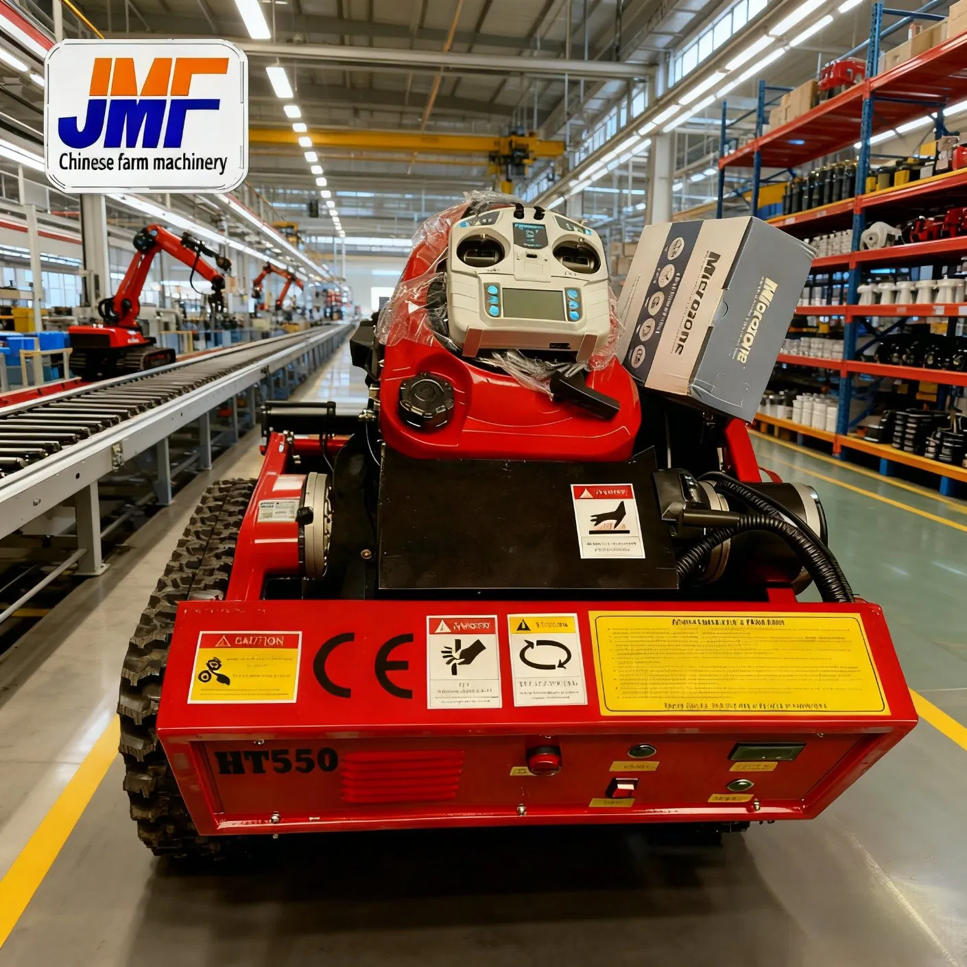 Промышленная газонокосилка-вездеход JMF с дистанционным управлением