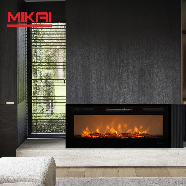 1.4m Length Indoor Wall Mounted Decorative LED Fireplace Steam Electric Fireplace