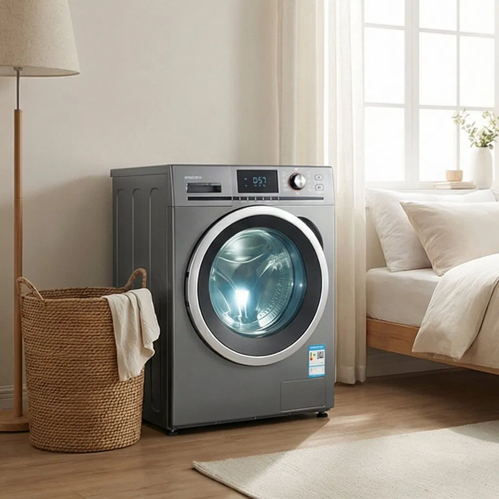 High-Performance Inverter Washer: 10 Kg Front Load Design Washing Machine
