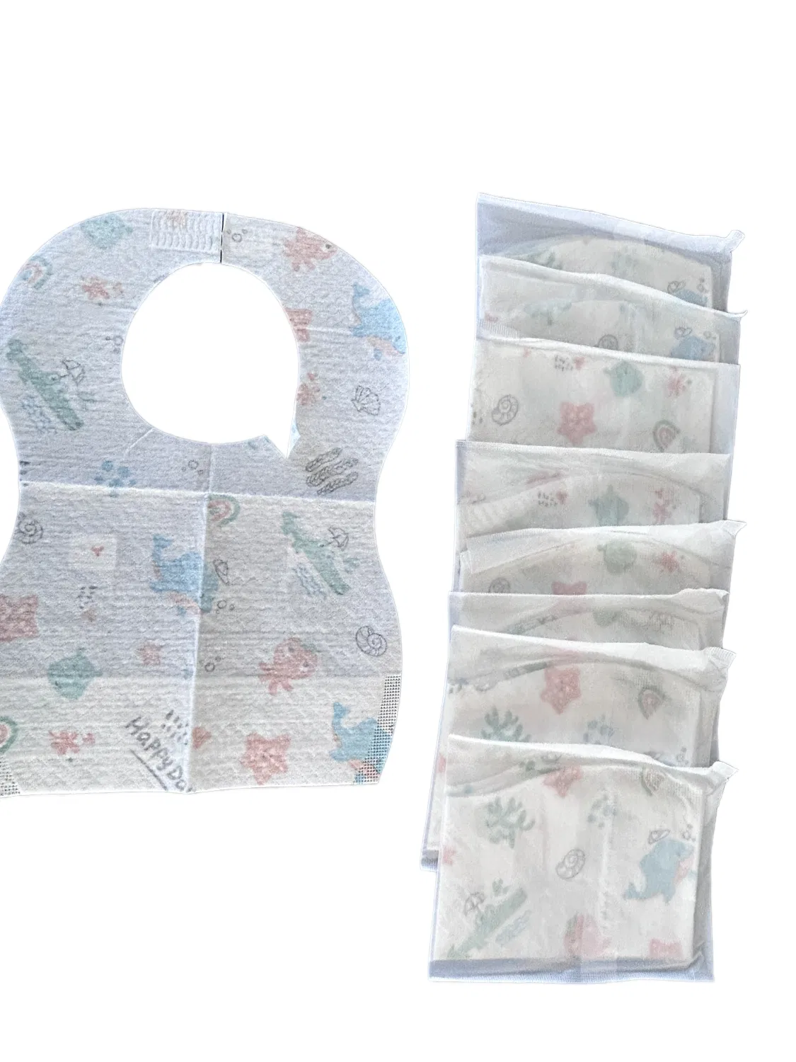 Custom Printed Disposable Bibs for Children’ S Messy Meal Times