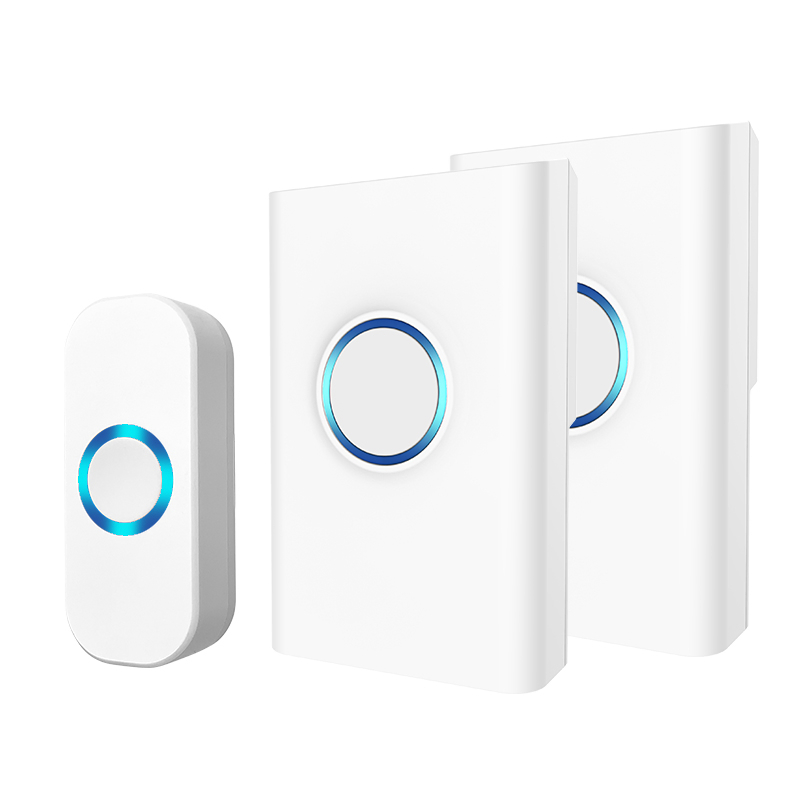 Cheap Battery Wireless Doorbell with LED Flashing Light for Deaf