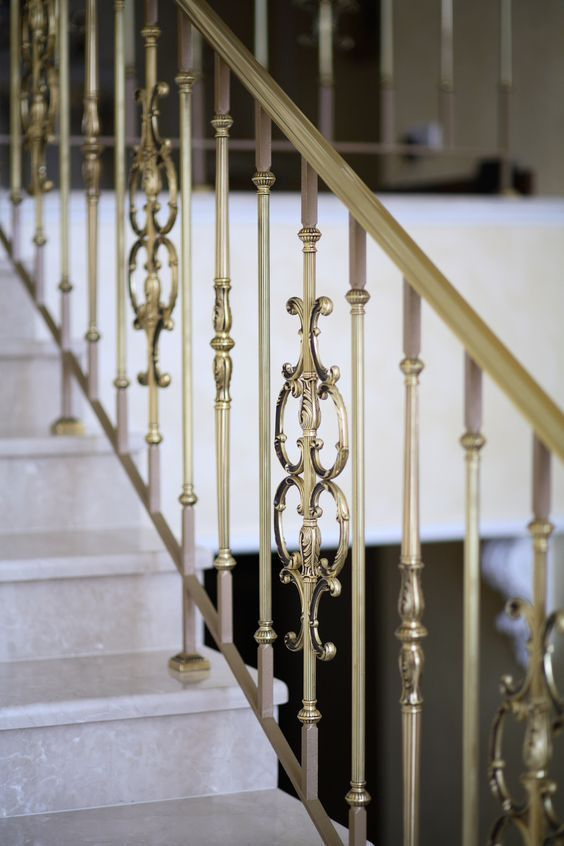 Wrought Iron Oval Stair Spindle for Metal Staircase Railing