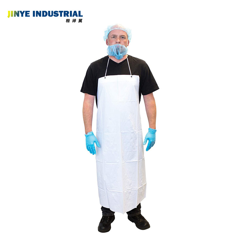 Disposable Plastic PE CPE LDPE HDPE PVC Apron for Medical and Household