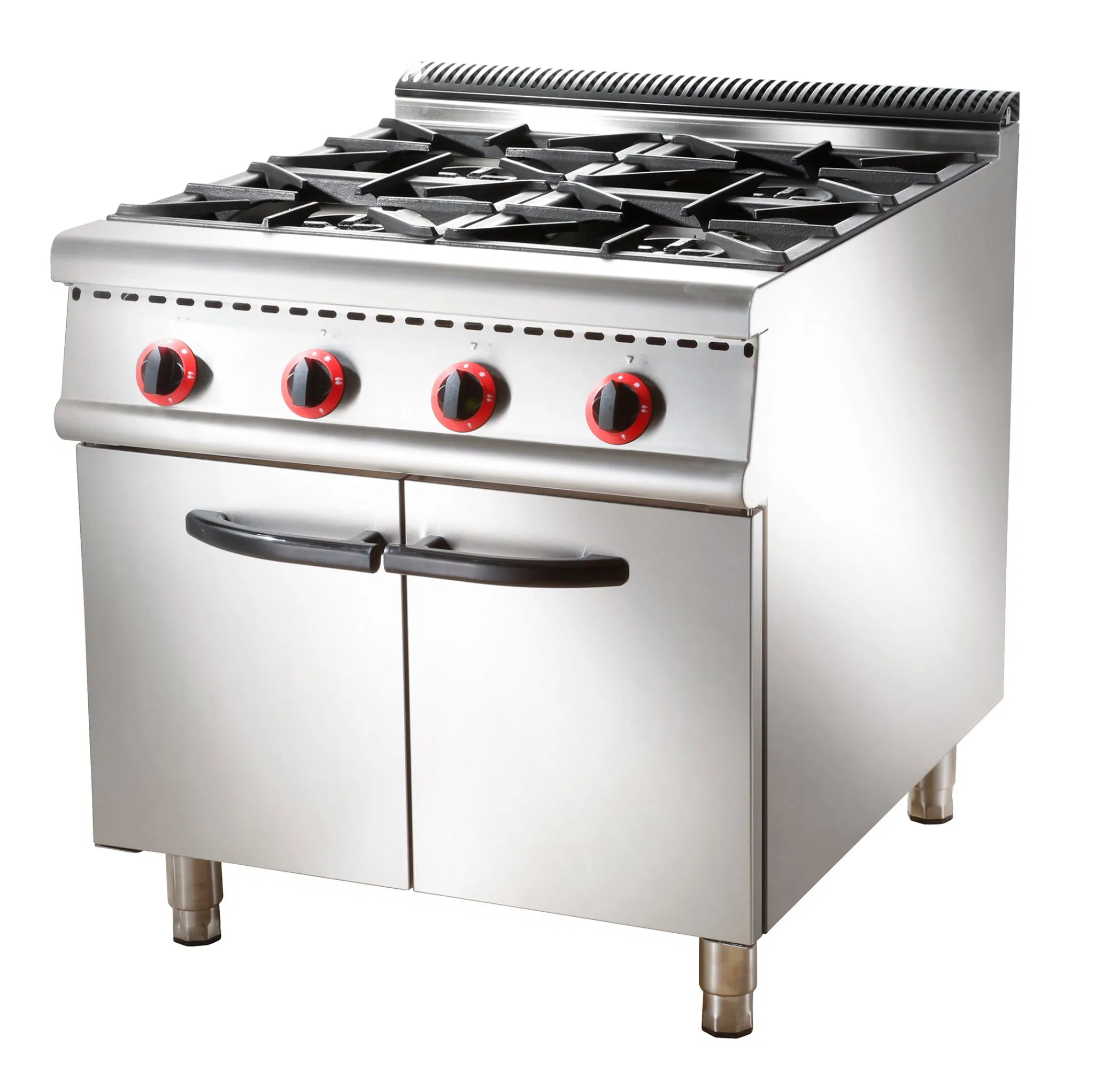 Commercial Electric Double-Tank Fryer with Cabinet