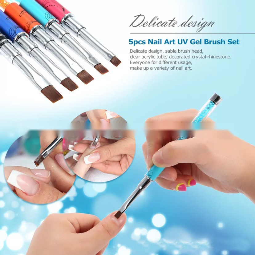 Acrylic Brush&Gel Brush Nail Art Brush Set