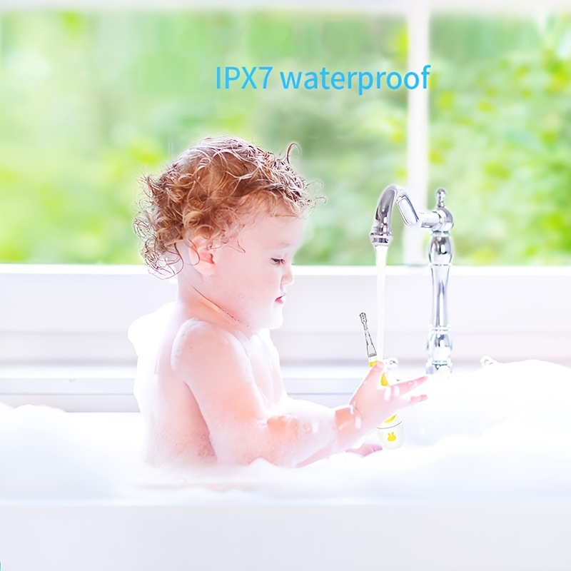 Wholesale Cartoon Soft Bristles Multi-Function Battery Powered Waterproof Kids Electric Toothbrush