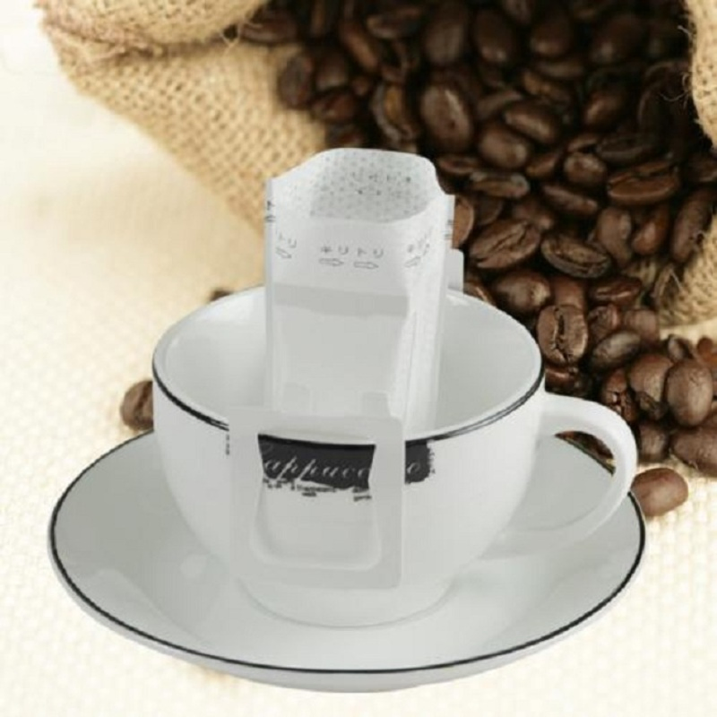 50PC Portable Ear Coffee Bags Hanging Ear Coffee Bags Travel Drip Coffee Bags