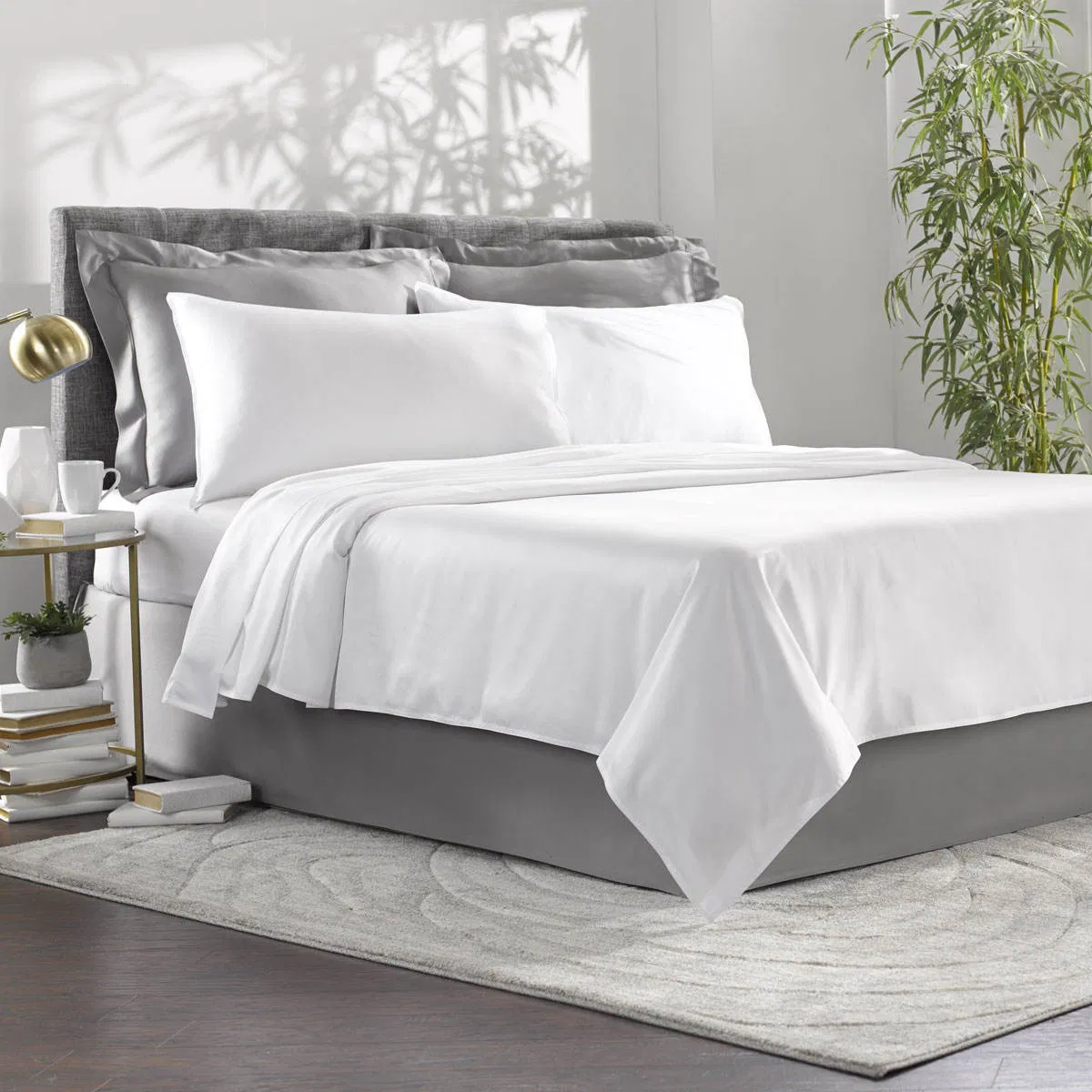 Comfortable Breathable and Reusable European and American Style Woven Technics 100% Eco-Friendly Bamboo Bedding Set