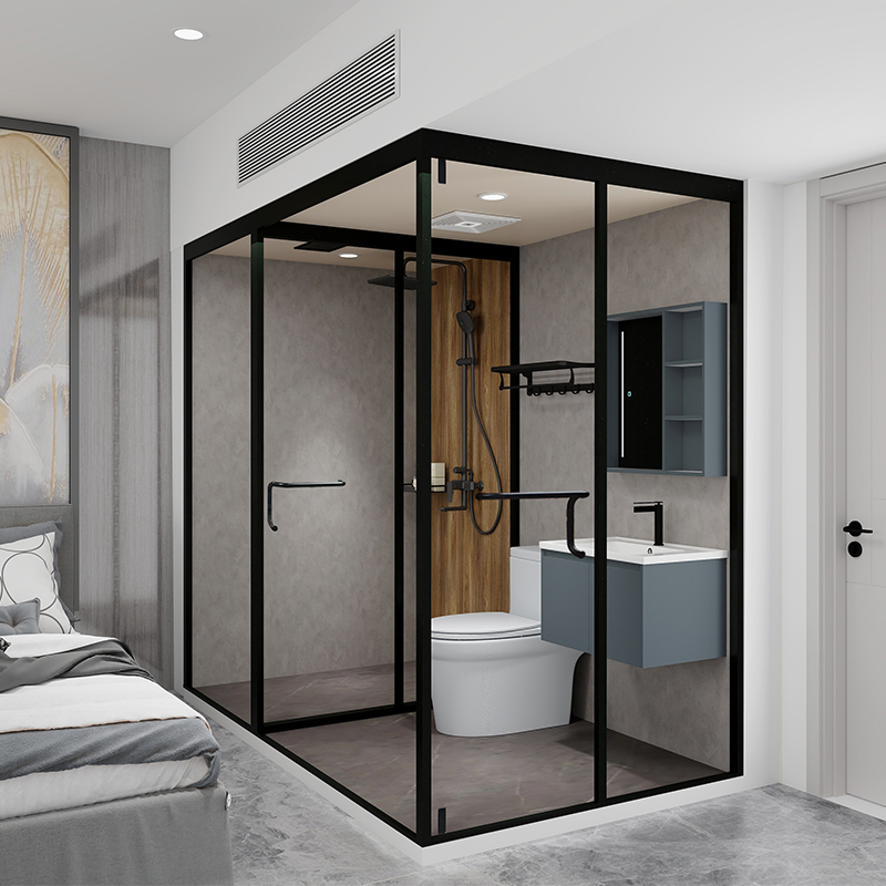 1.2*1.4*1.8 M Prefabricated Bathroom, Integrated Bathroom, Prefab Modular Bathroom