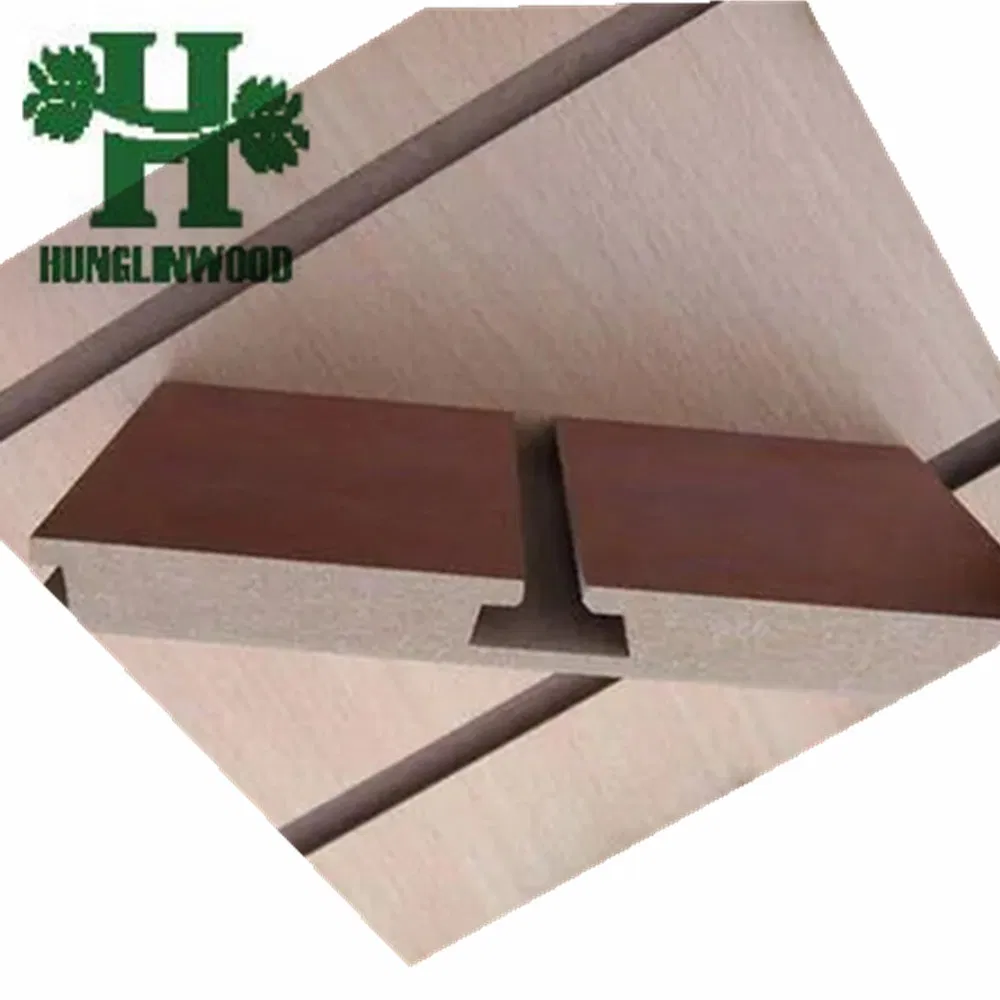 6FT*8FT Melamine Laminated Slat Slotted MDF Board