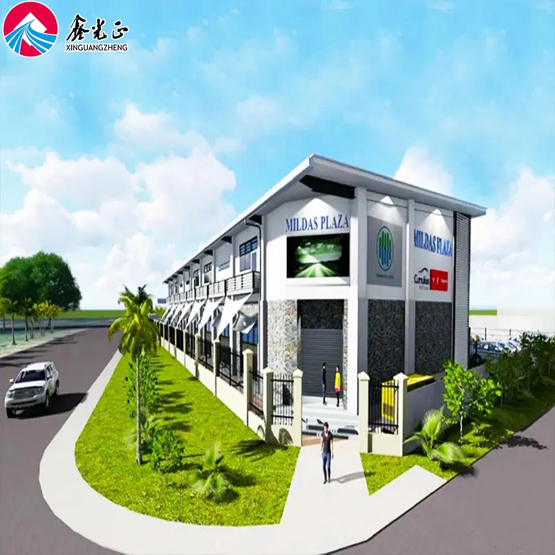 Prefab Steel Structure Shopping Mall (SS-561)
