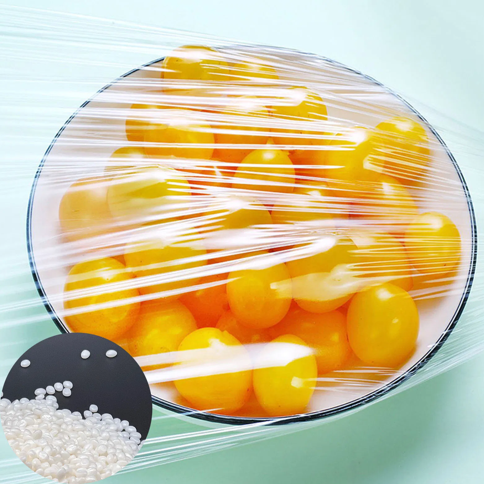 Hot Sale Good Quality Food Grade Biodegradable High Strength Super Clear PLA Cling Film Food Wrap