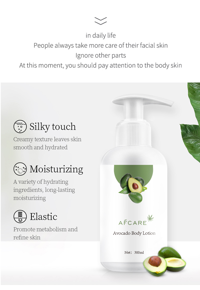Korean Beauty Avocado Shea Butter Extract Careskin Brightening Whitening Body Lotion