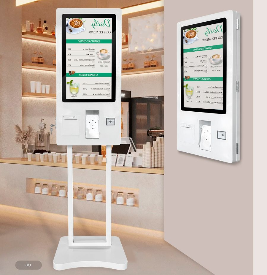 Fast Food Machine Display Self-Service All in One Restaurant Screen Self Payment Printer Scanner Order Touch Kiosk