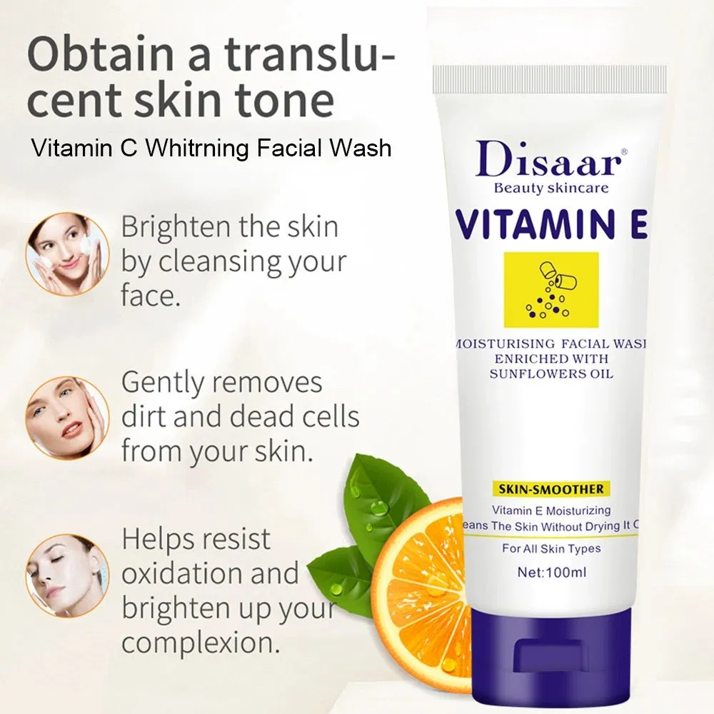 Makeup Remover Refreshing Moisturizing Vitamin E Facial Cleanser