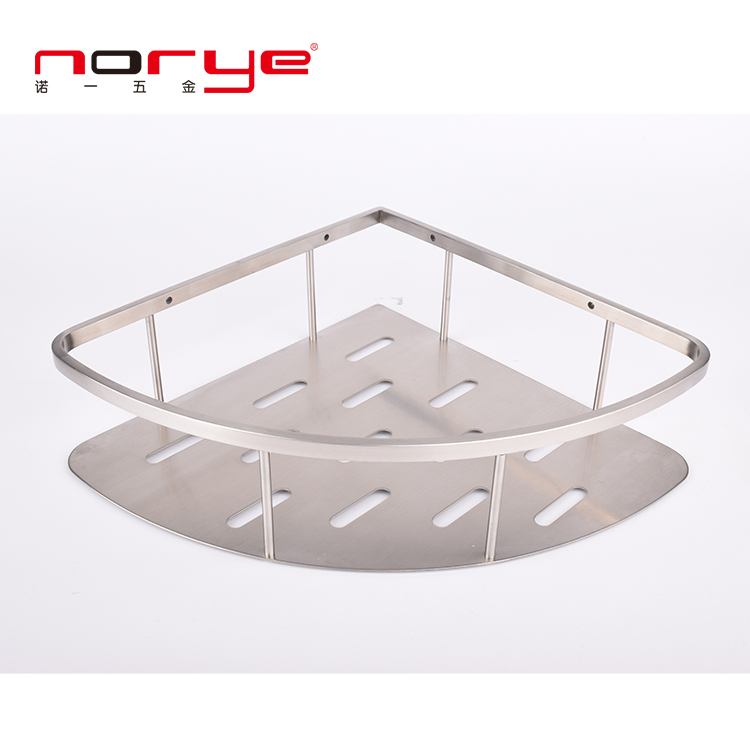 Угловая полка для ванной из нержавеющей стали