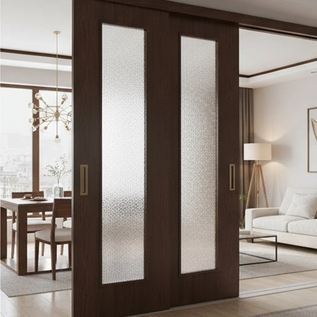 Decorative Mesh Glass Panels for Elegant Feature Wall Designs