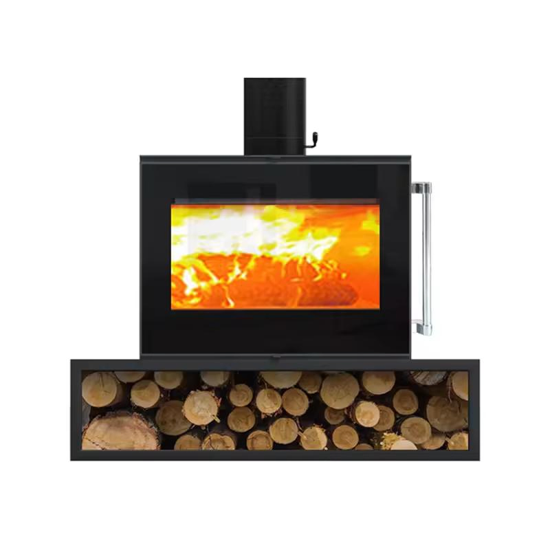 Full-Screen German Design Free Standing Modern Fireplace with 1 Years Warrenty