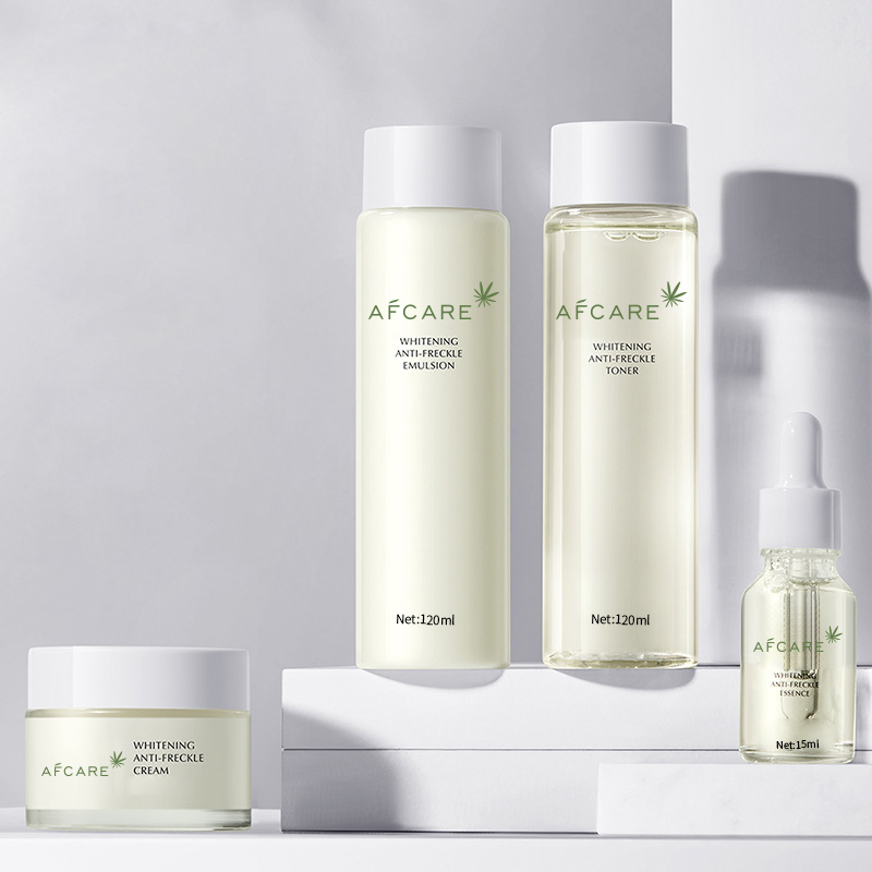 Strong Effects Acne Spot Freckle Moisturizing Brightening Oil Control Whitening Freckle Remove Skin Care Set