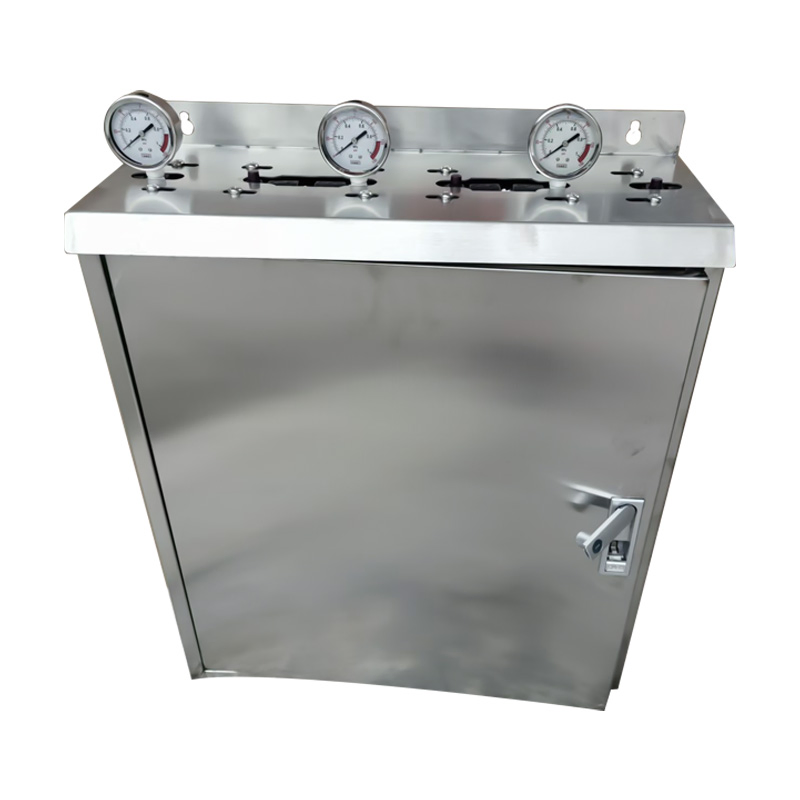 20 Inch High Pressure Big Blue 3 Stage Water Filter Housing with Stainless Steel Cover