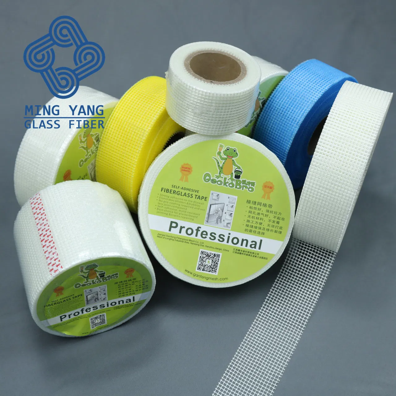 Factory 5cm*90m Fiberglass Self-Adhesive Mesh Tape Gypsum Board Joint Tape