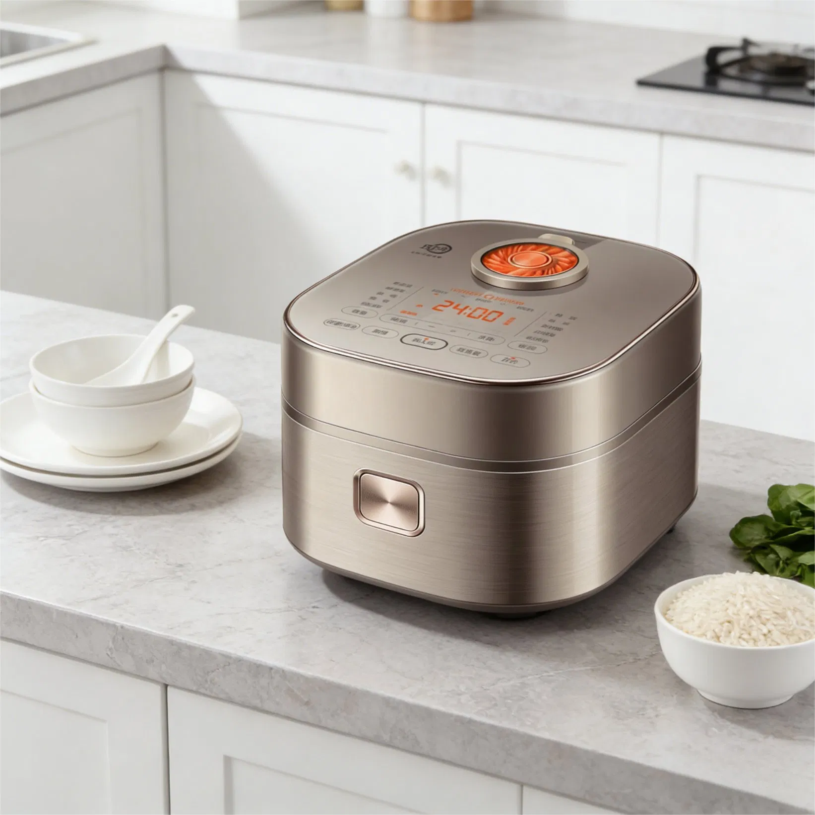 3L Rice Cooker SUS304 1000W Ih Far-Infrared Rice Cooker for Perfectly Fragrant Rice Every Time