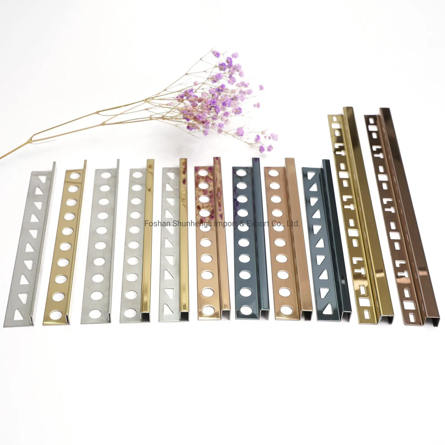 Background Wall 304 Stainless Steel Decorative Trim 8 mm Wide Tile Edge Trim