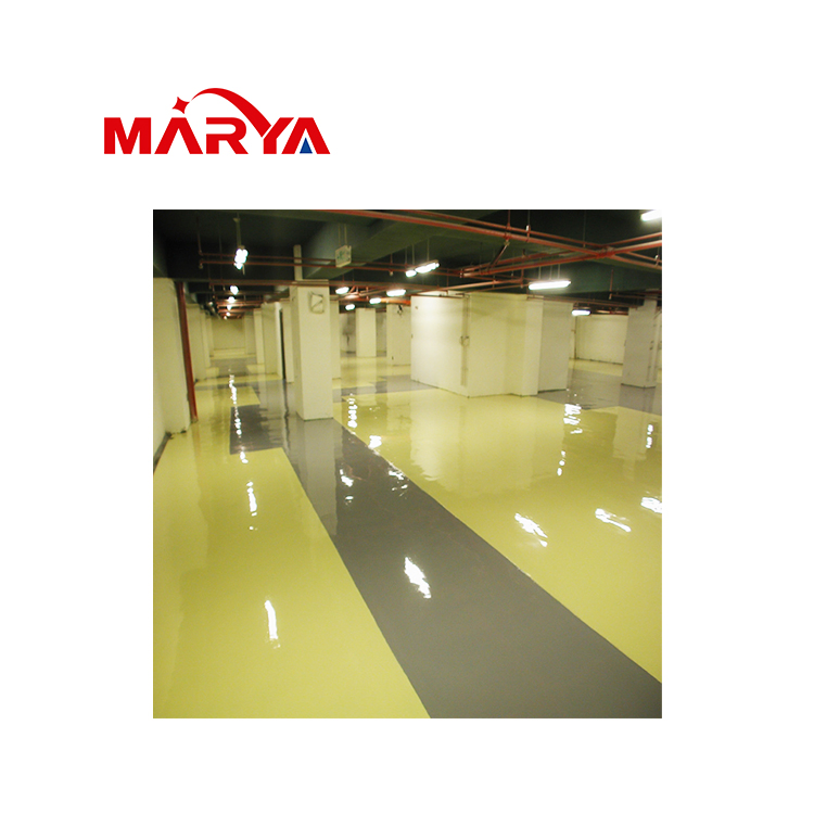 Marya Hygienic Cleanroom Flooring PVC and Epoxy Resin for Pharmaceuticals