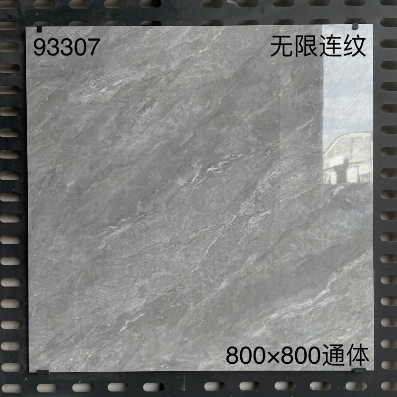 China Porcelain Glossy Marble Floor Tiles 800X800mm for Living Room and Hotel Use