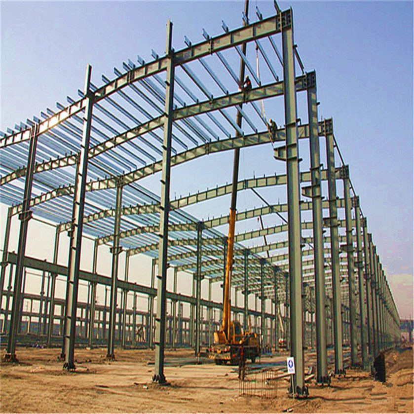Steel Structure Framed Commercial Office Building, Structural Steel Truss Prefab House H-Section Steel Workshop with Free Drawing
