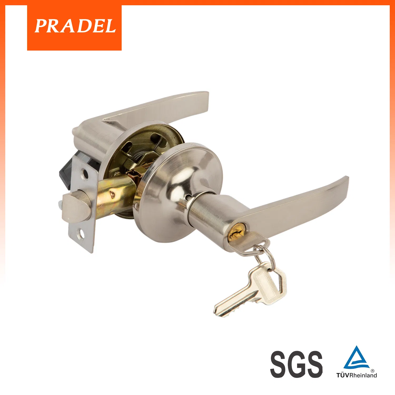 Customizable Multi-Color Aluminum Alloy Lock Handle for Doors