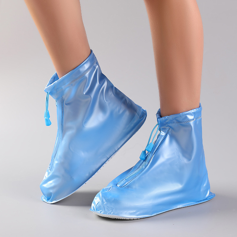 Anti Slip Silicone Rainproof Shoe Cover with Zipper