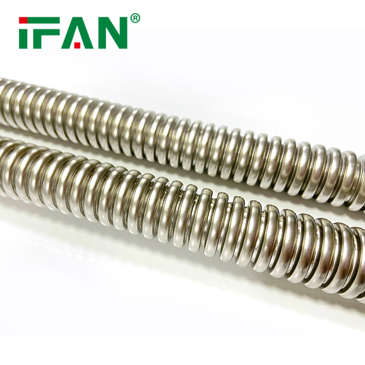 Ifan Free Sample Sliver Blue Yellow Corrugated Pipe Gas Tubes