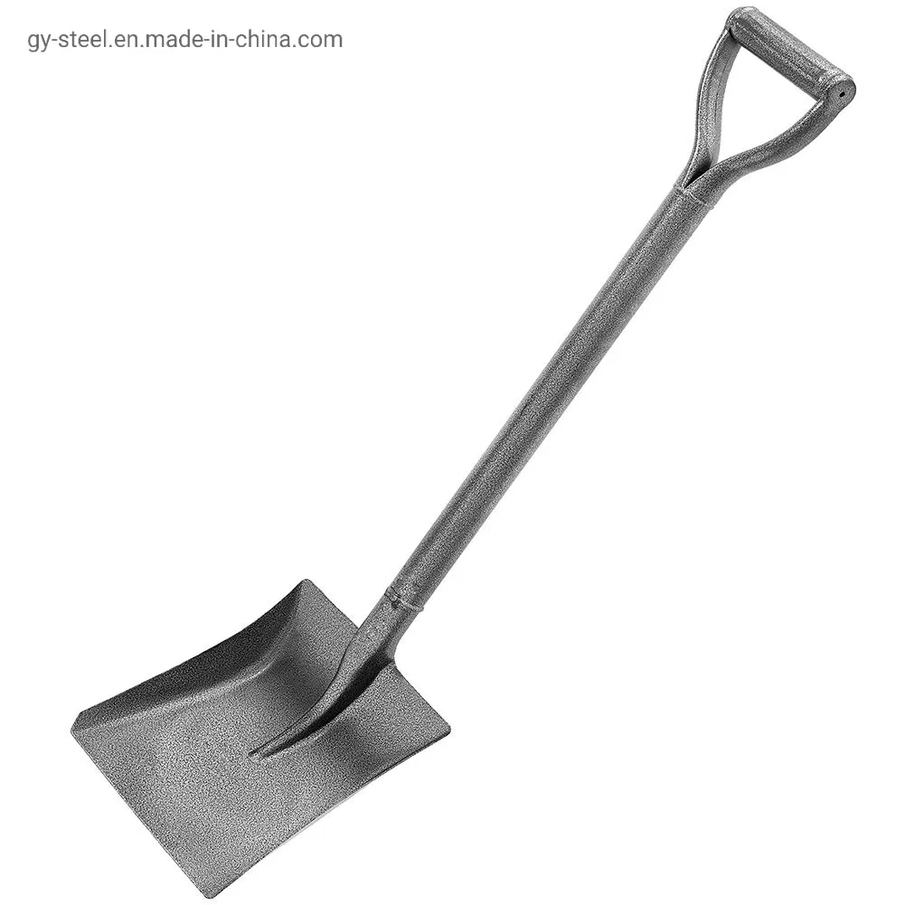 Metal Shovel with Handle with Special Steel Plates for Digging